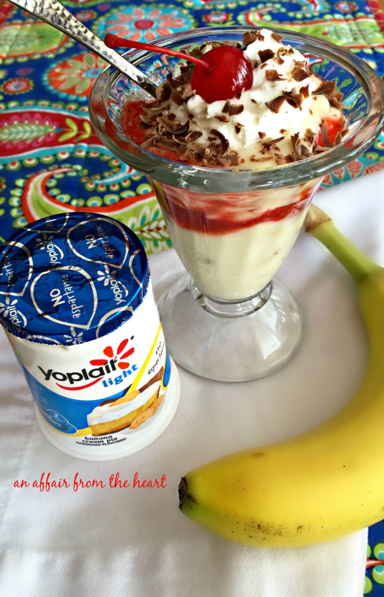 Banana Split Yogurt Parfait