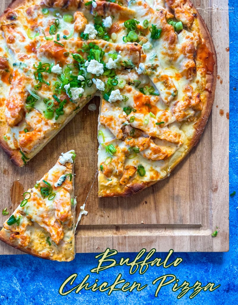 The BEST Buffalo Chicken Pizza - Simple & Sensational!