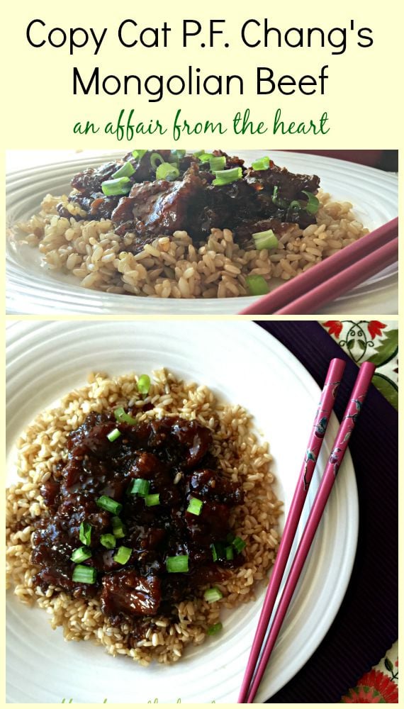 Copy Cat P.F. Chang's Mongolian Beef