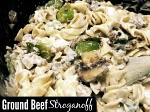 Ground Beef Stroganoff