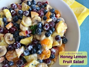 Honey Lemon Fruit Salad