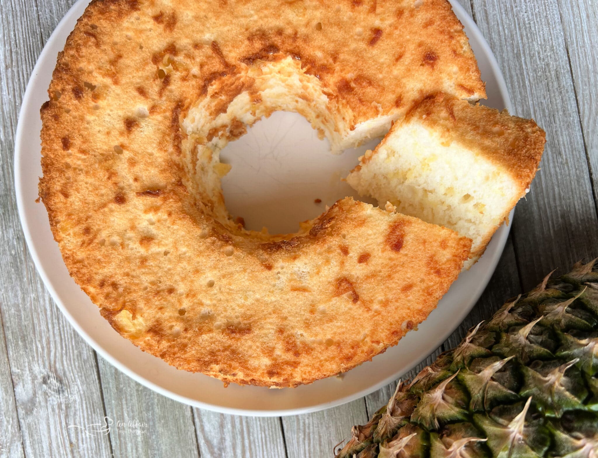(Two Ingredient) Pineapple Angel Food Cake Recipe