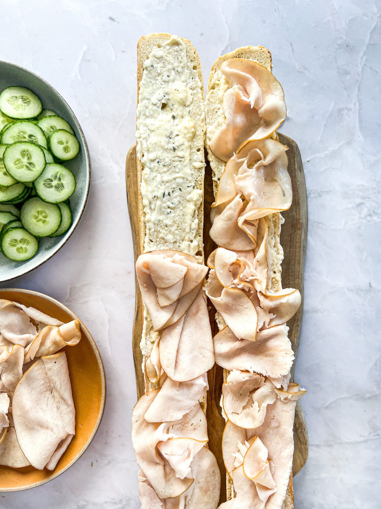 Turkey Ranch Baguettes