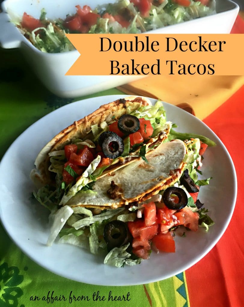 Double Decker Baked Tacos