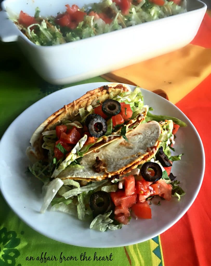 Double Decker Baked Tacos