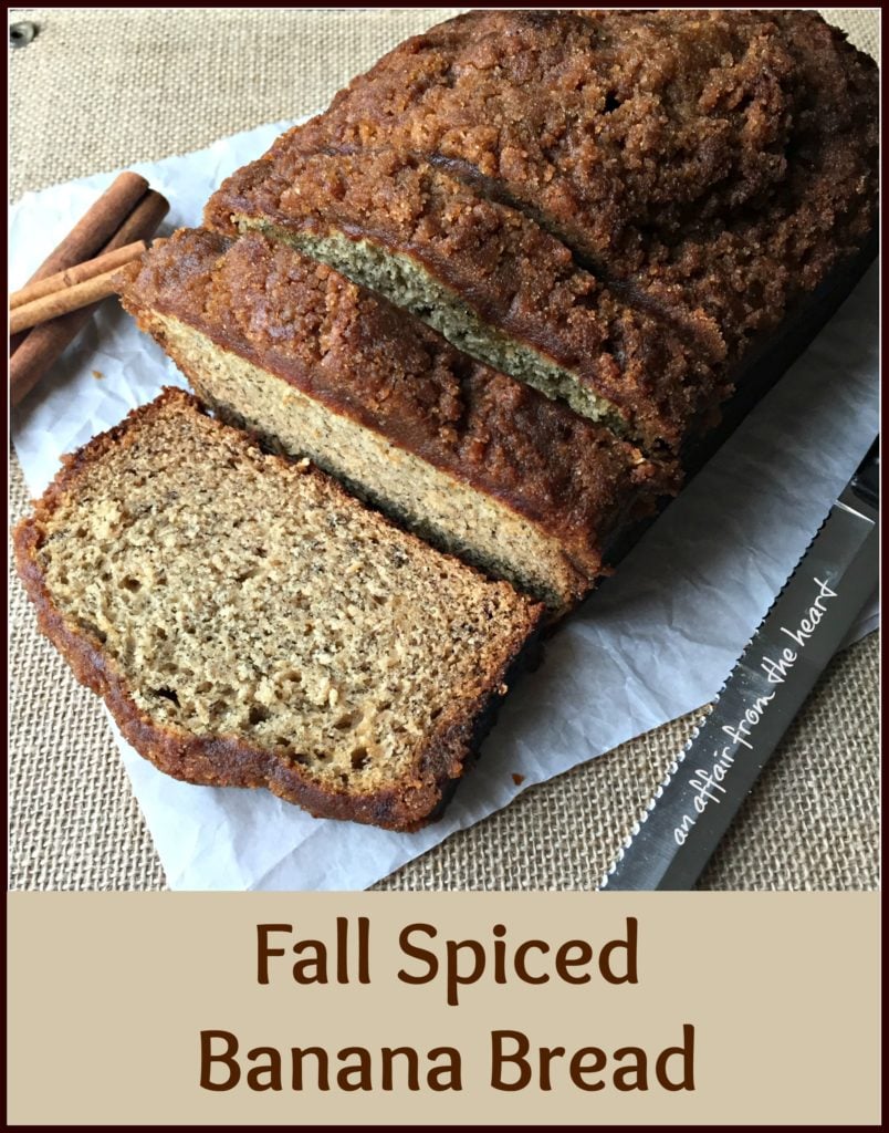 Fall Spiced Banana Bread