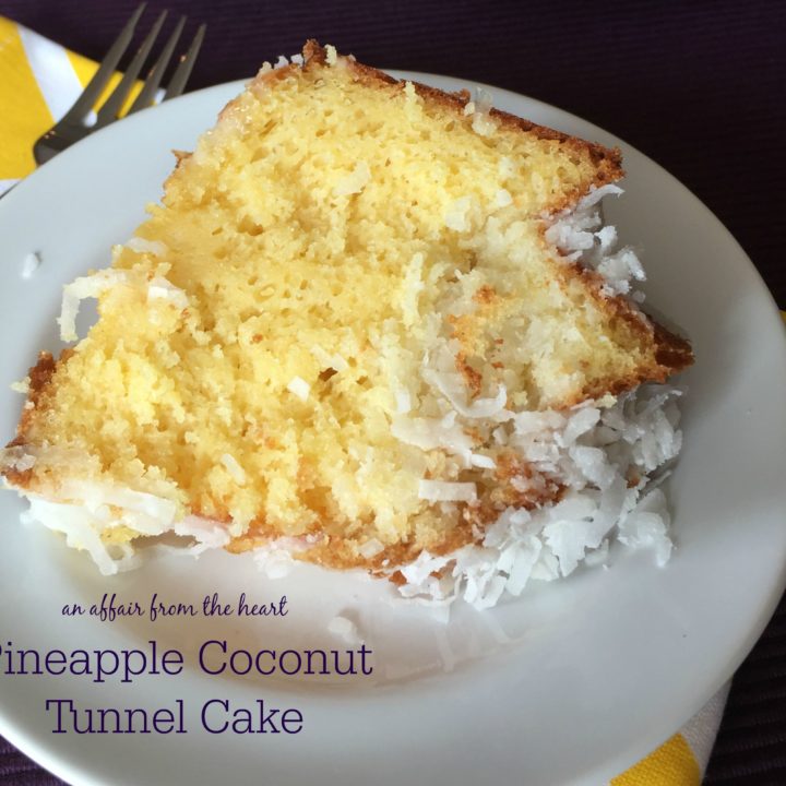 Pineapple Coconut Tunnel Cake-image