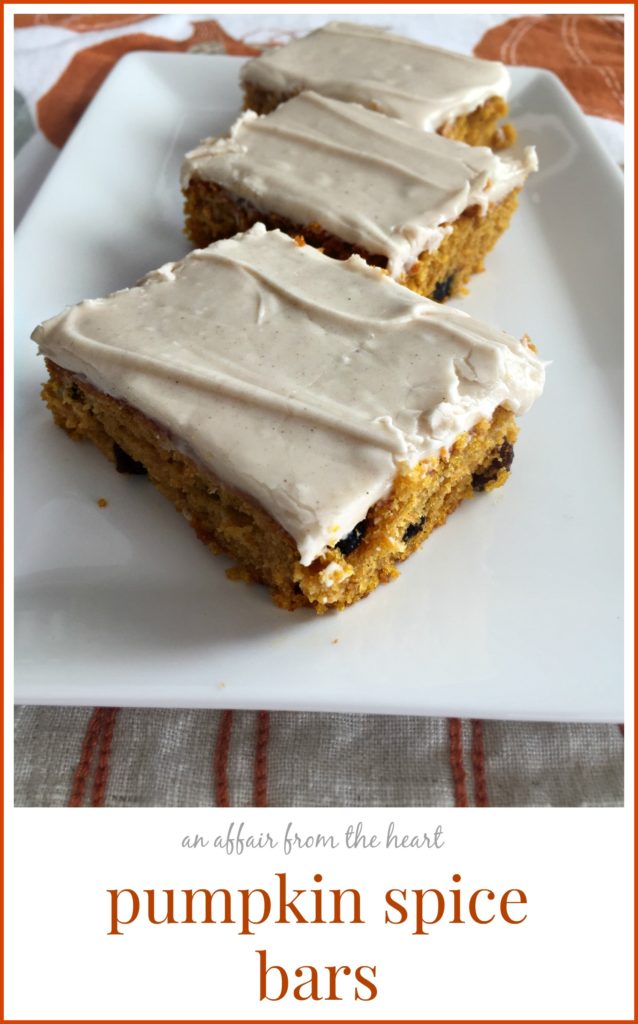 Pumpkin Spice Bars