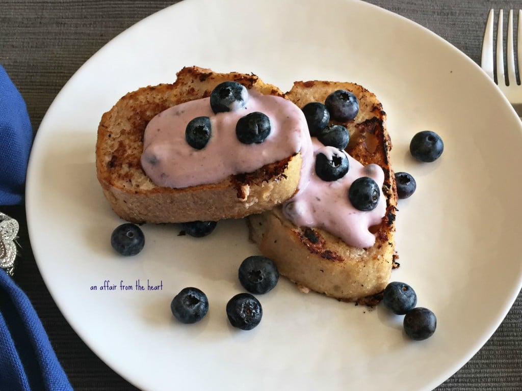 Blueberry Yogurt French Toast