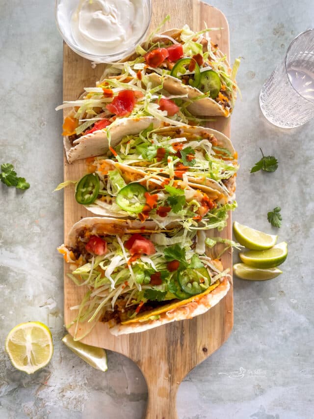 Baked Double Decker Tacos