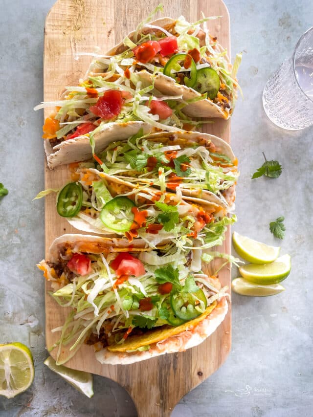 Baked Double Decker Tacos