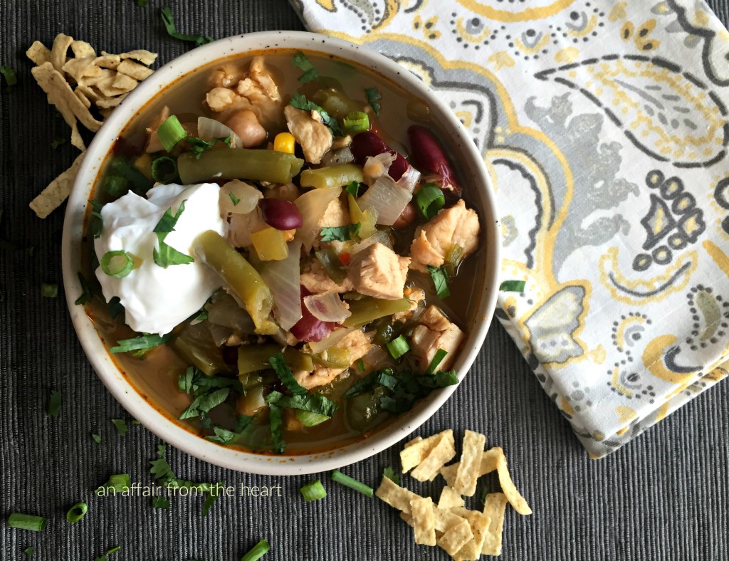 Five Bean Chicken Chili 