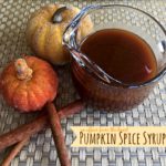 Pumpkin Spice Syrup in a glass measuring cup