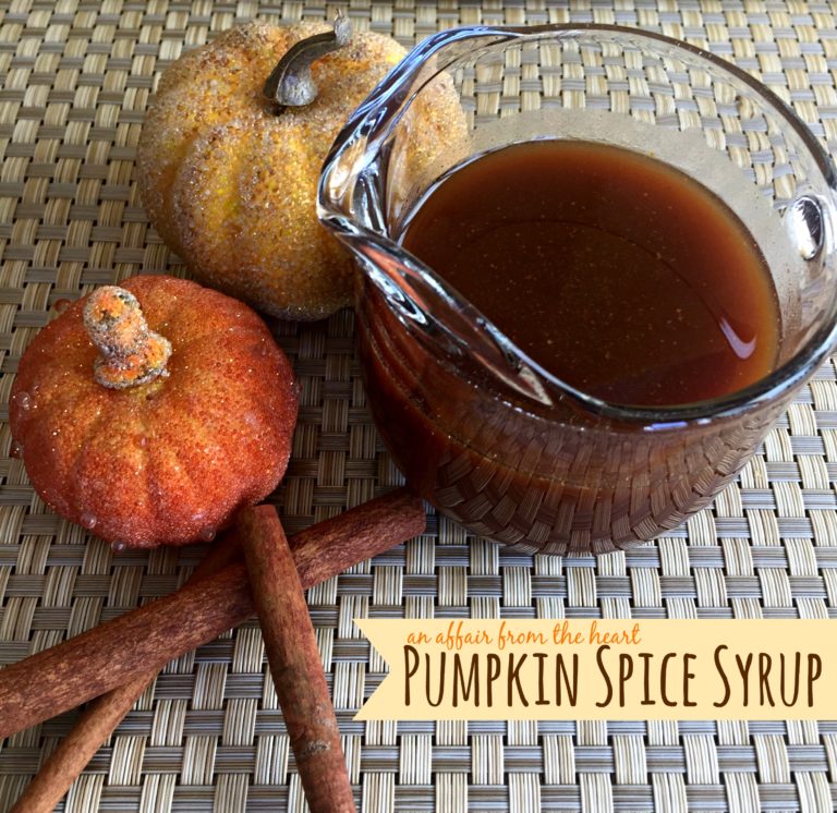 Pumpkin Spice Simple Syrup