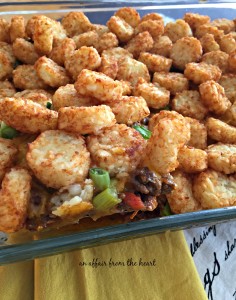 Taco Tot Casserole