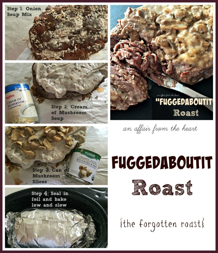 "Fuggedaboutit Roast" {the forgotten roast} 