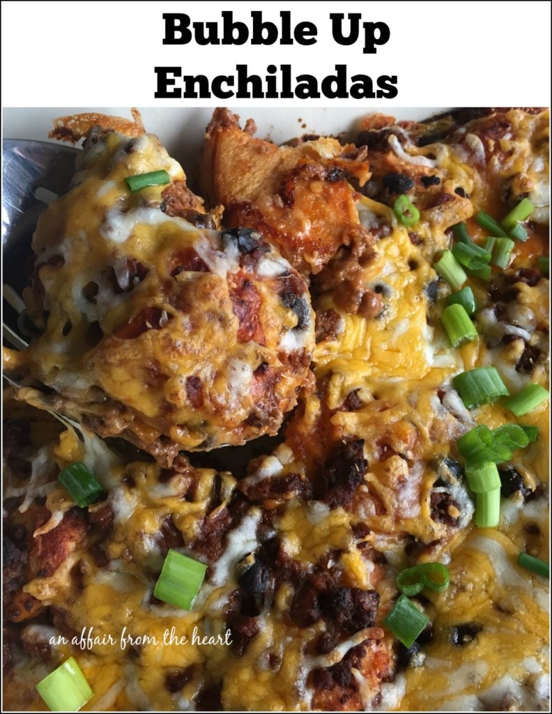 Bubble Up Enchiladas