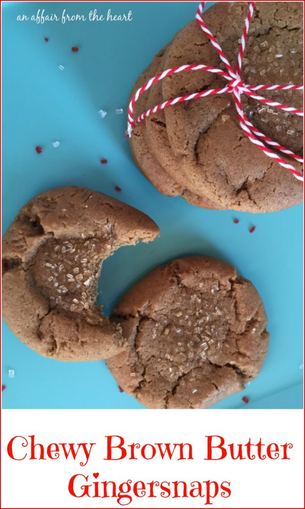 Chewy Brown Butter Gingersnaps 