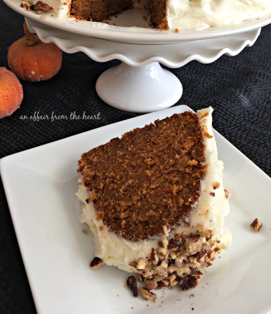 Cinderella Cake {Pumpkin Bundt Cake with Cream Cheese Frosting}