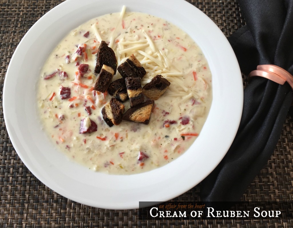 Cream of Reuben Soup