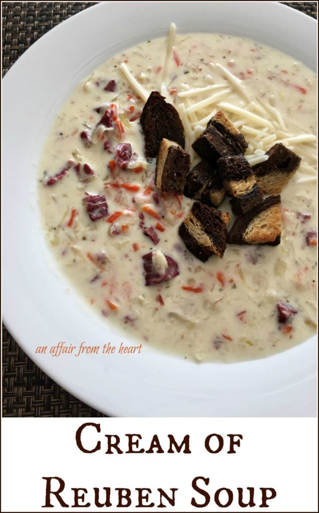 Cream of Reuben Soup