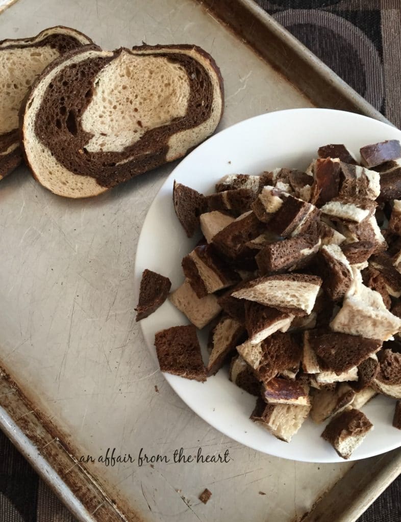 Homemade Rye Croutons