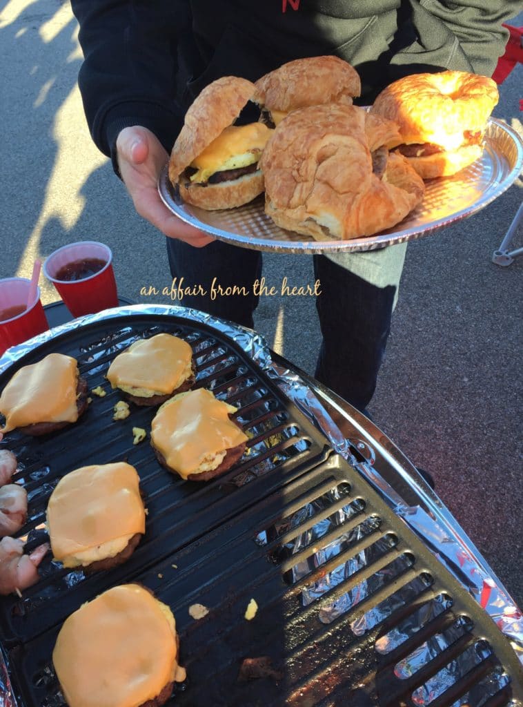 Homemade Sausage, Egg & Cheese Croissan'wichs