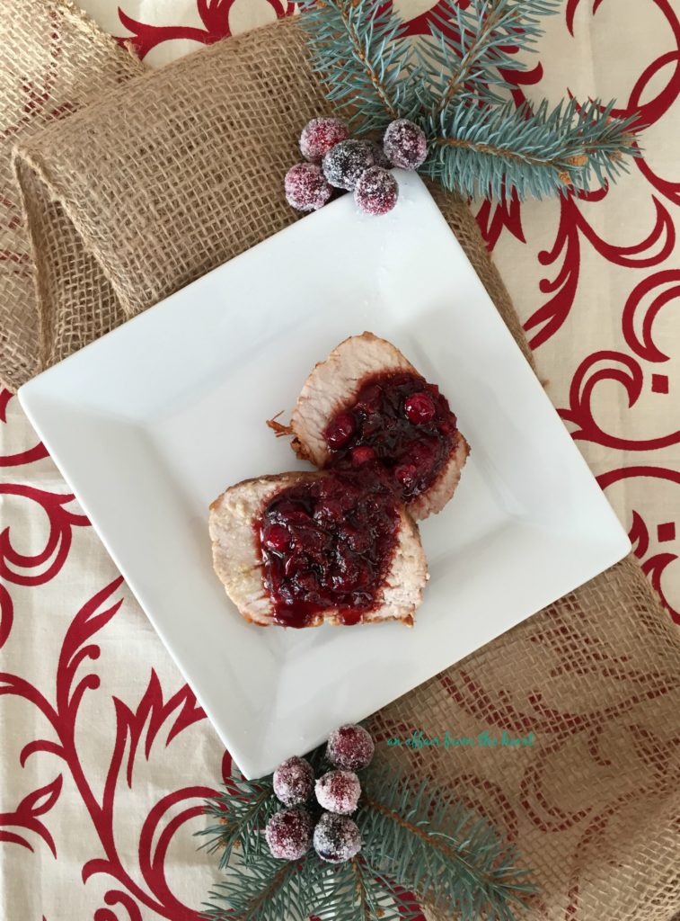 Pork Tenderloin with Balsamic Cranberry Sauce