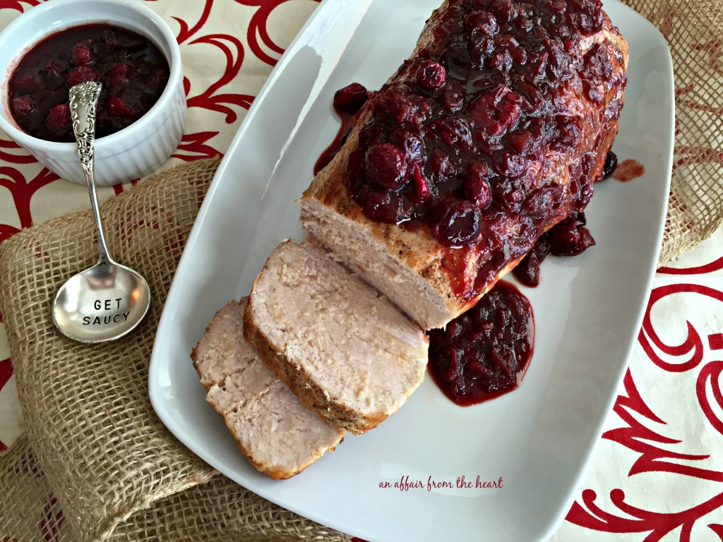 Pork Tenderloin with Balsamic Cranberry Sauce