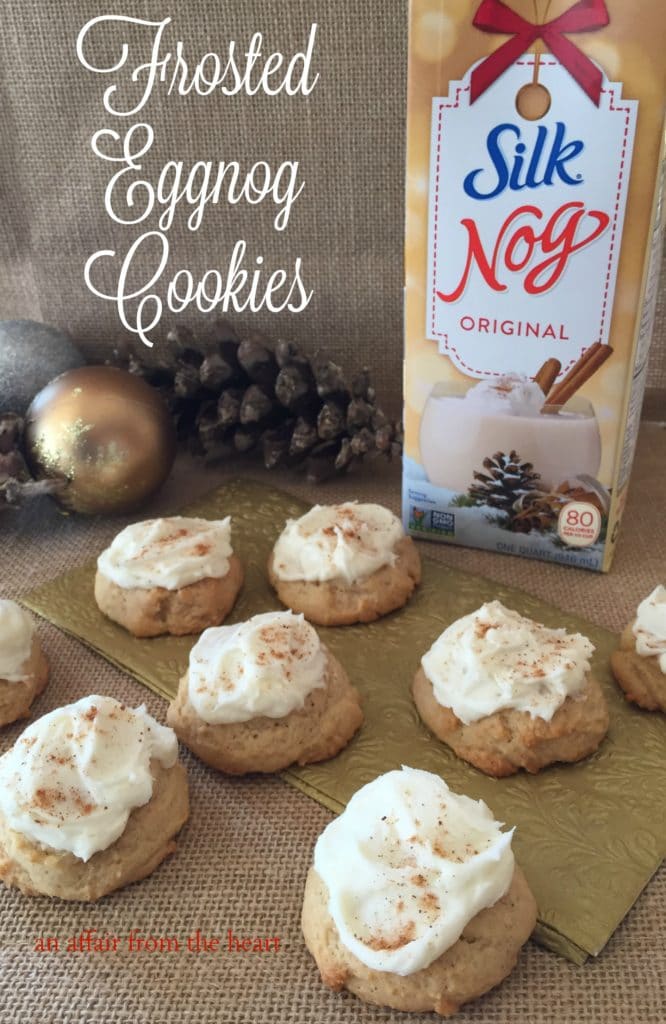 Frosted Eggnog Cookies