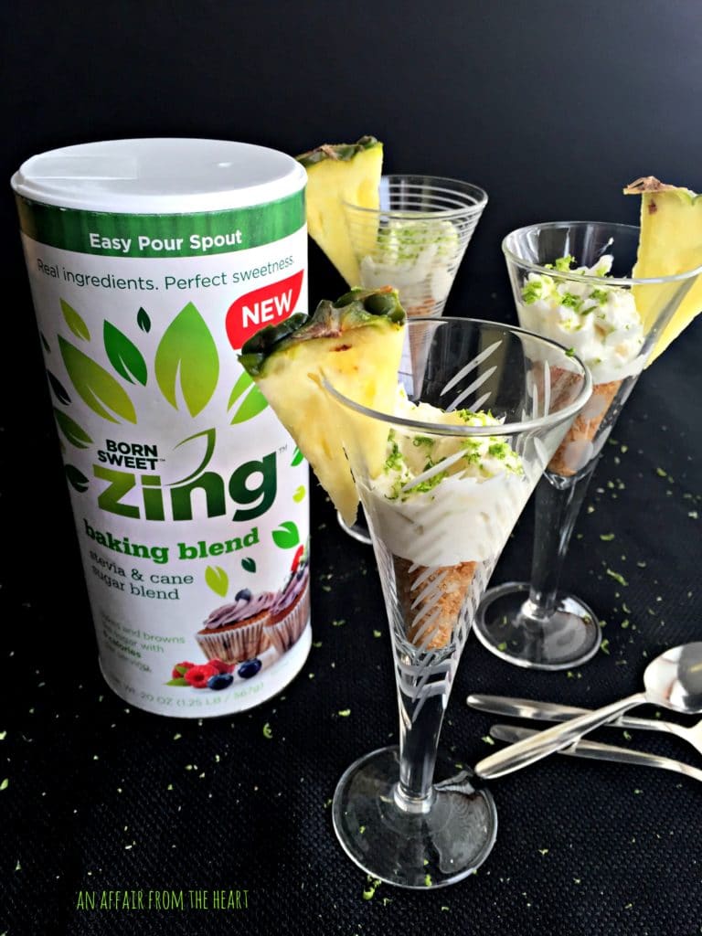 Pina Colada Cheesecake Shooters