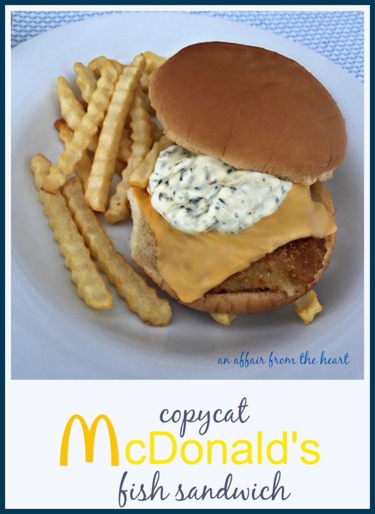  Copycat McDonald's Fish Sandwich - An Affair from the Heart