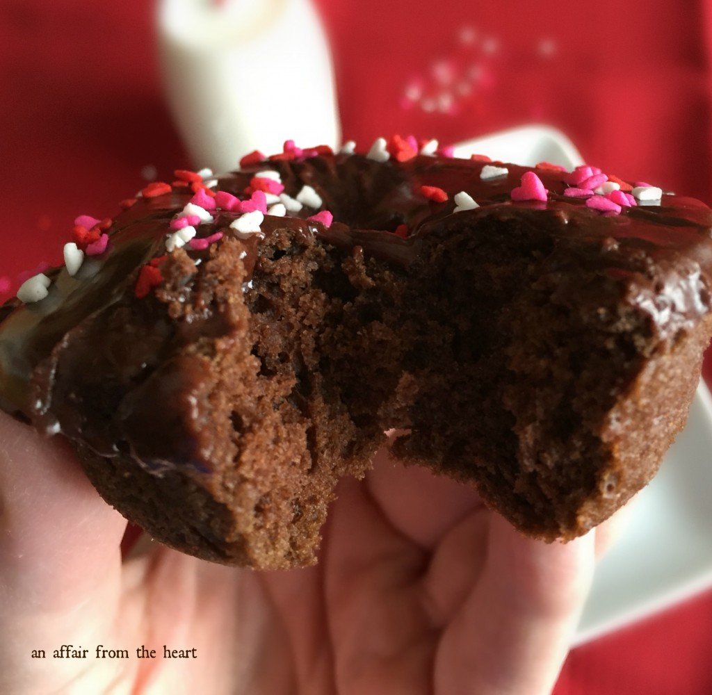 Double Chocolate Baked Donuts