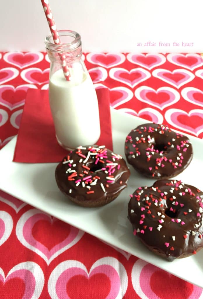 Double Chocolate Baked Donuts
