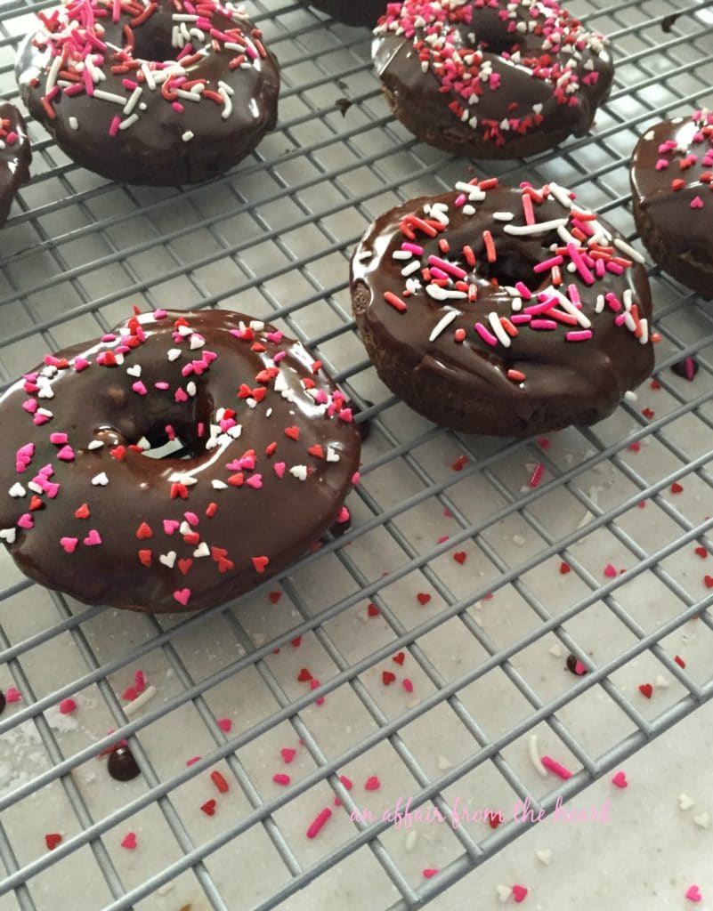 Double Chocolate Baked Donuts