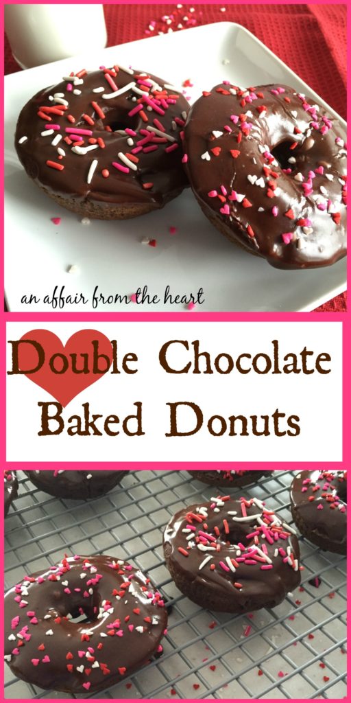 Double Chocolate Baked Donuts - An Affair from the Heart