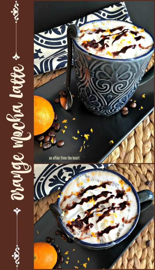 Orange Mocha Latte - An Affair from the Heart