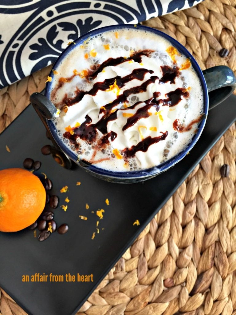 Orange Mocha Latte - An Affair from the Heart