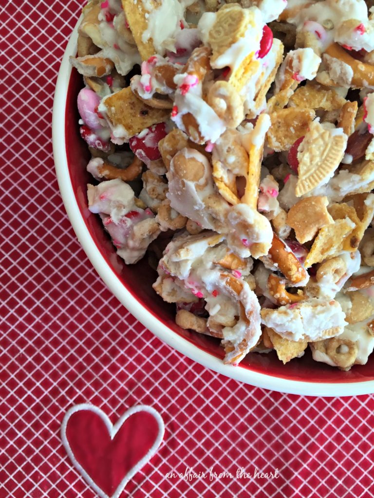 Mezcla de merienda de basura blanca