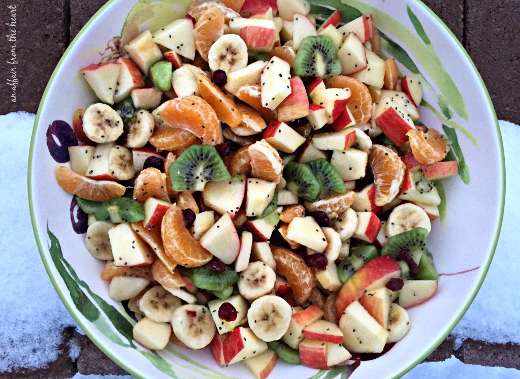 Winter Fruit Salad with Lemon Dressing - An Affair from the Heart