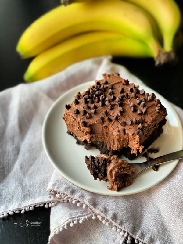 Banana Chocolate Chip Cake Recipe | Easy Homemade Three Layer Cake