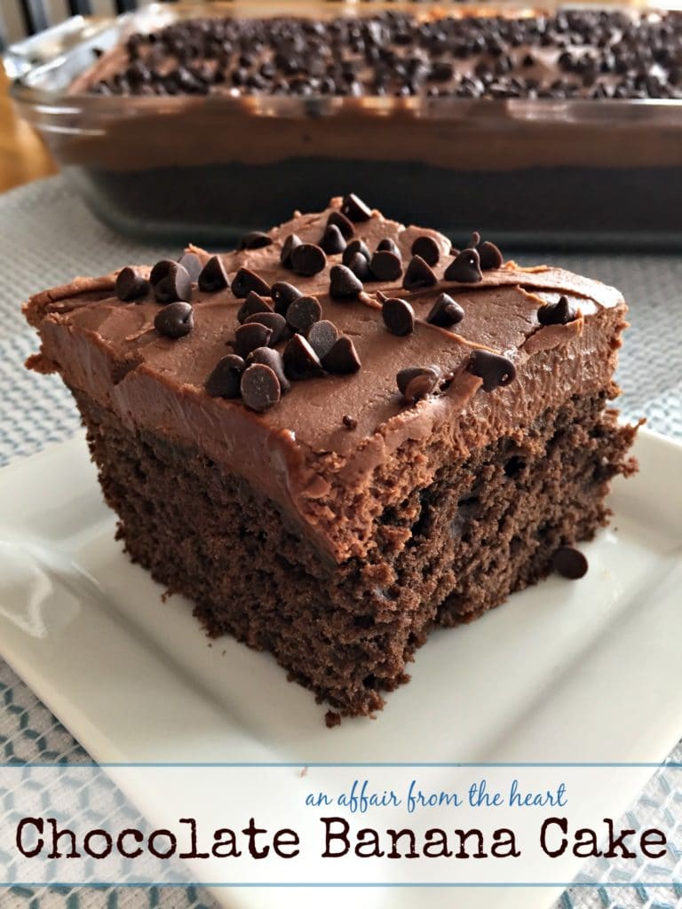 Chocolate Banana Cake 