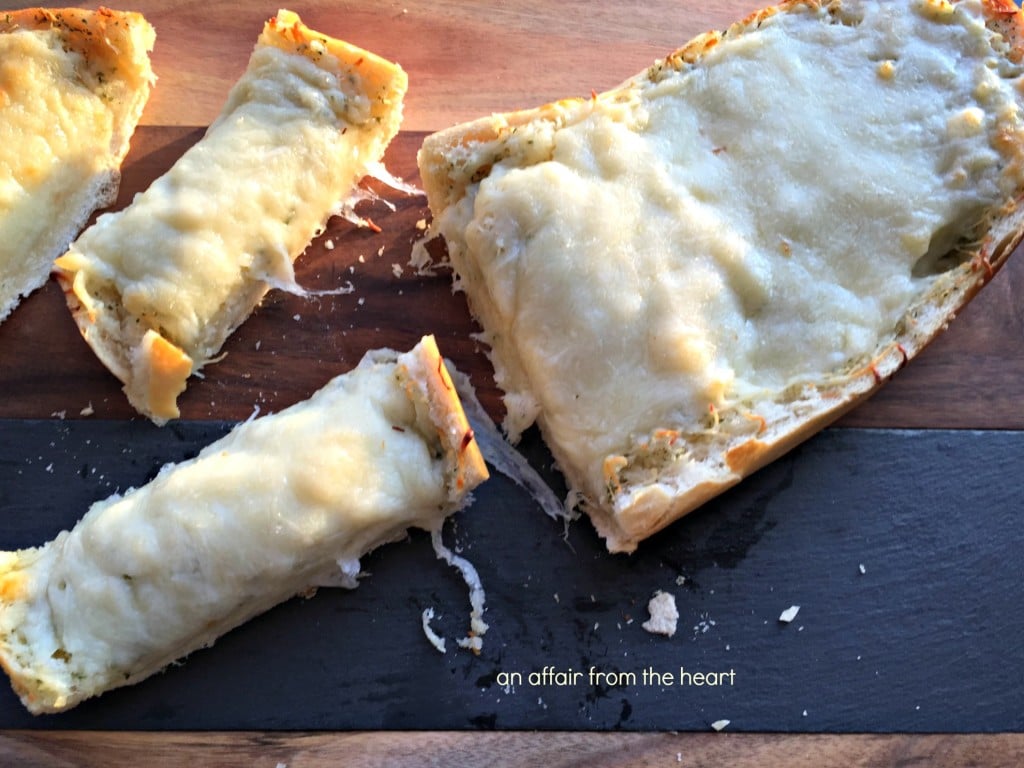 Four Cheese Roasted Garlic Bread