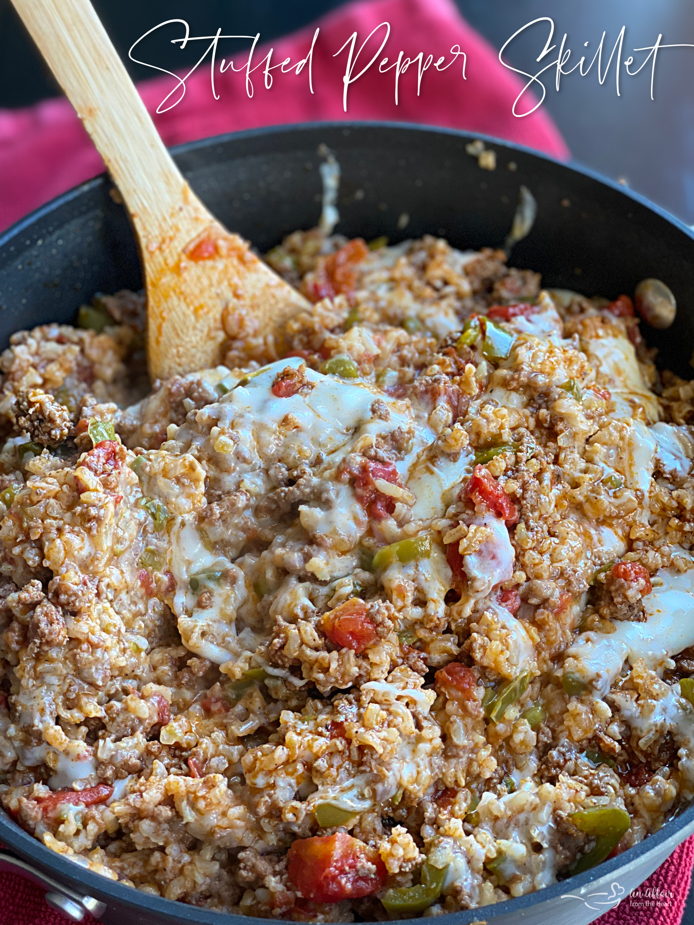 Stuffed Pepper Skillet an Easy Weeknight Meal we all love.