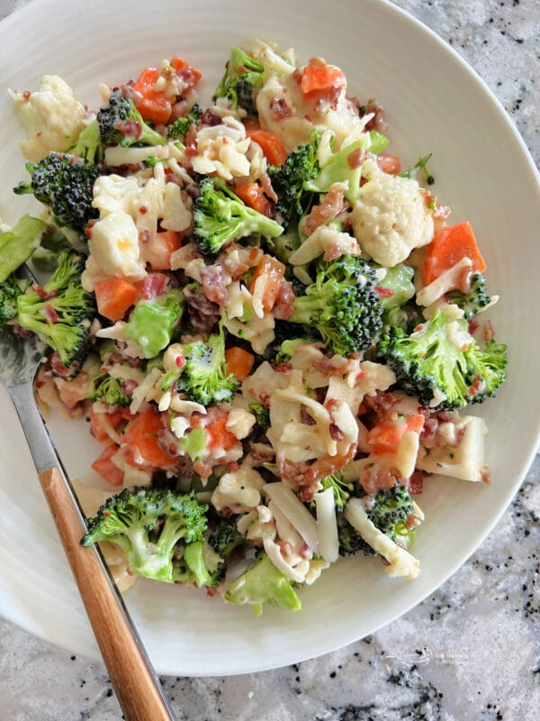 Summer Chopped Veggie Salad - Proud Italian Cook