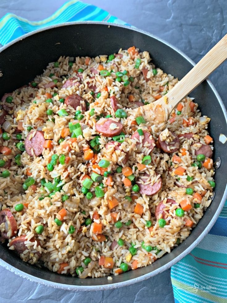 Kielbasa Fried Rice A flavorful 15 Minute Skillet Meal!