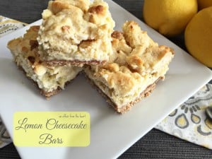 Lemon Cheesecake Bars