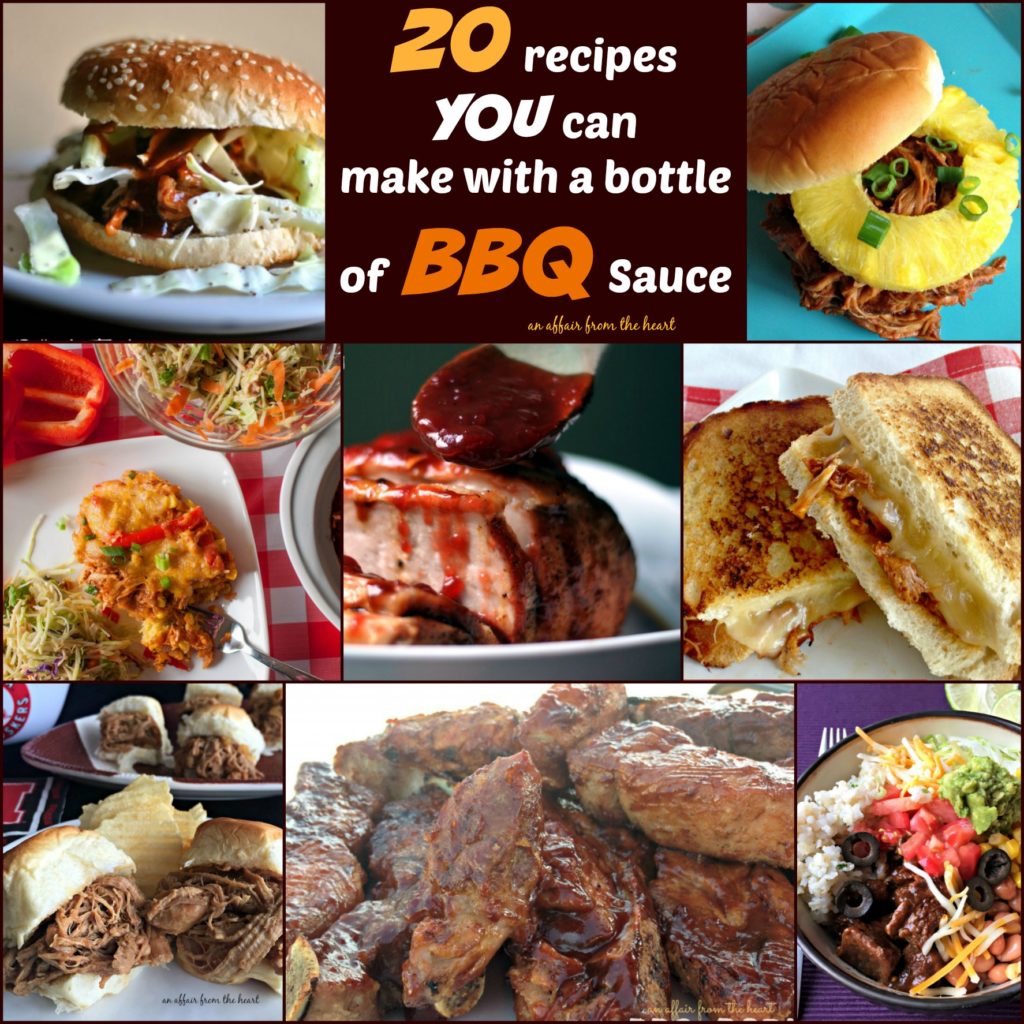 20 Recipes you can make with a Bottle of BBQ Sauce - An Affair from the Heart