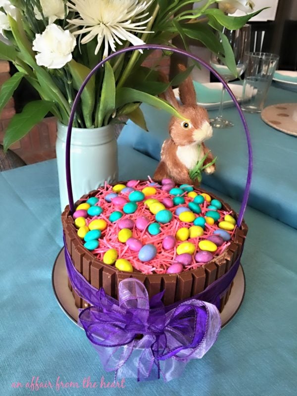 Easter Basket Kit Kat Cake