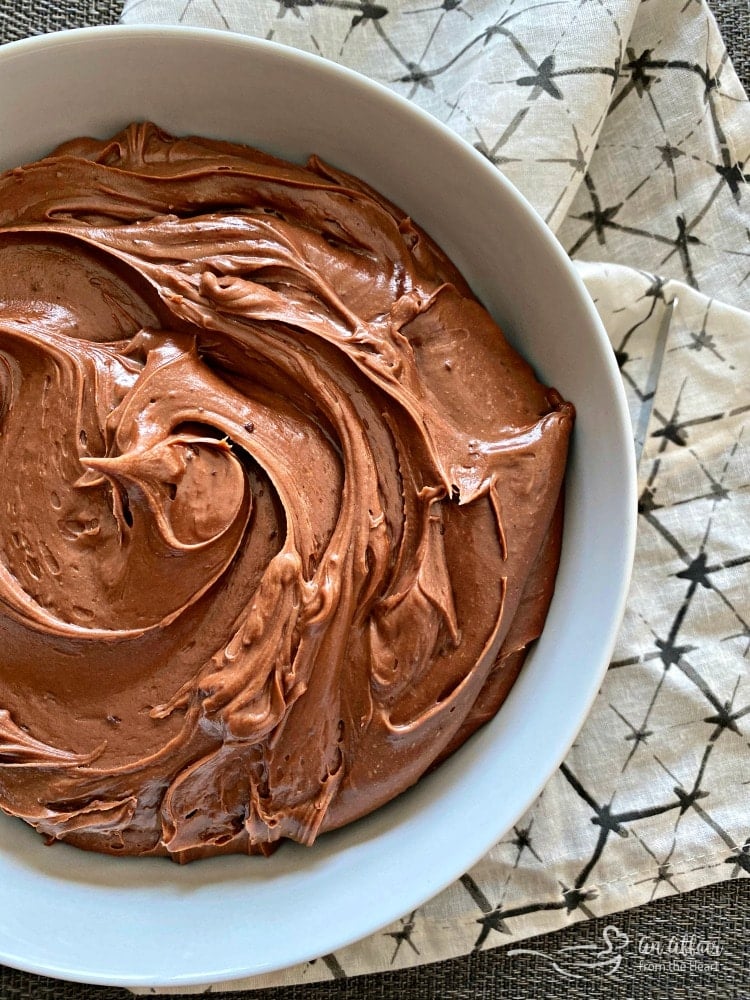 The BEST Sour Cream Chocolate Frosting Recipe